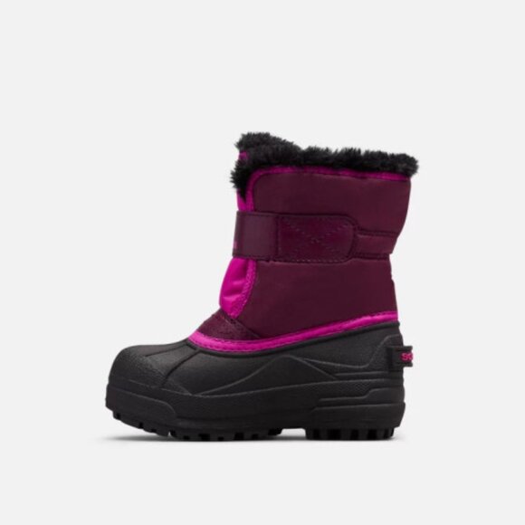 Sorel Toddler SNOW COMMANDER™ Snow Boots Purple/Pink In Size 6 New - Picture 4 of 12
